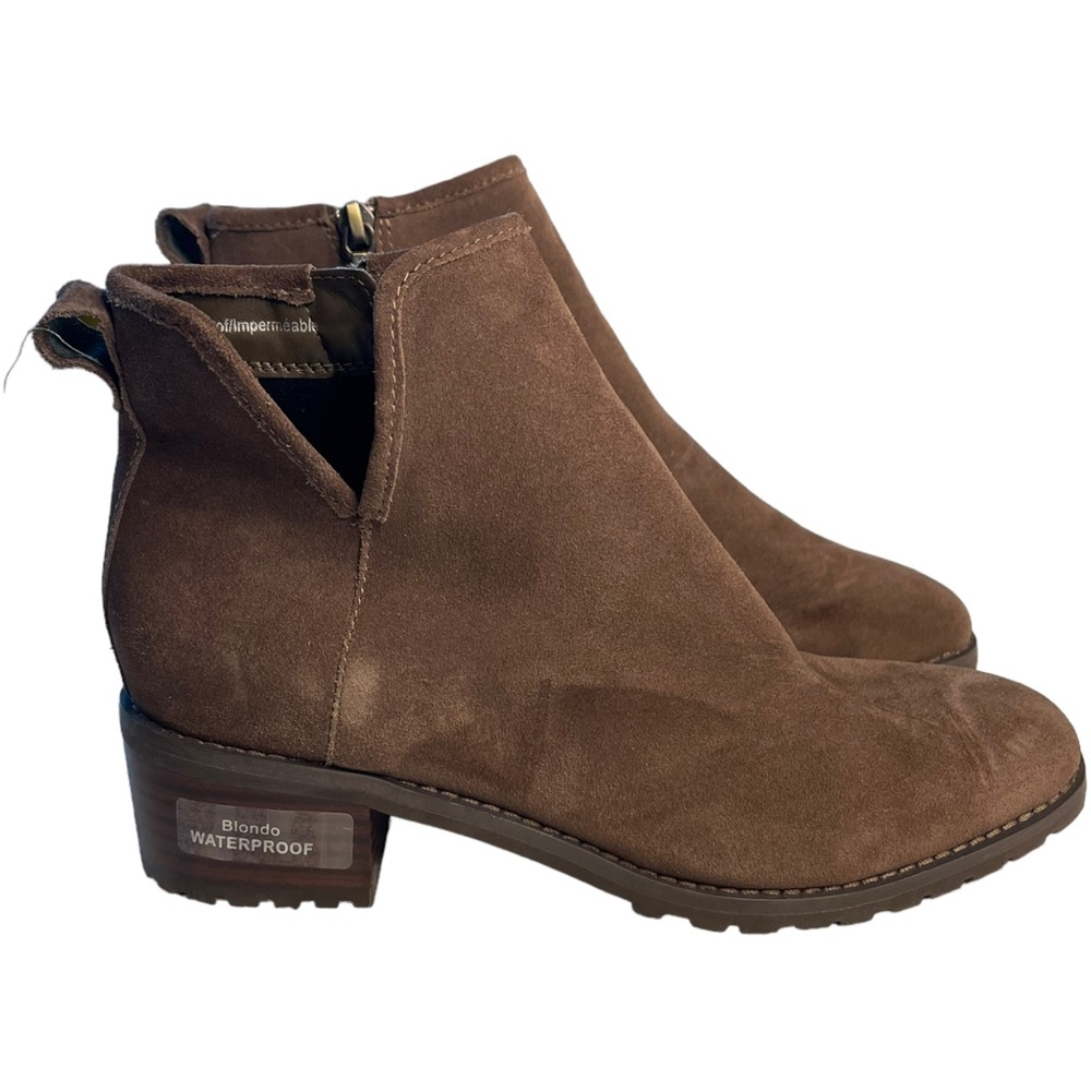 BLONDO Samara Waterproof Bootie Taupe Size 6.5